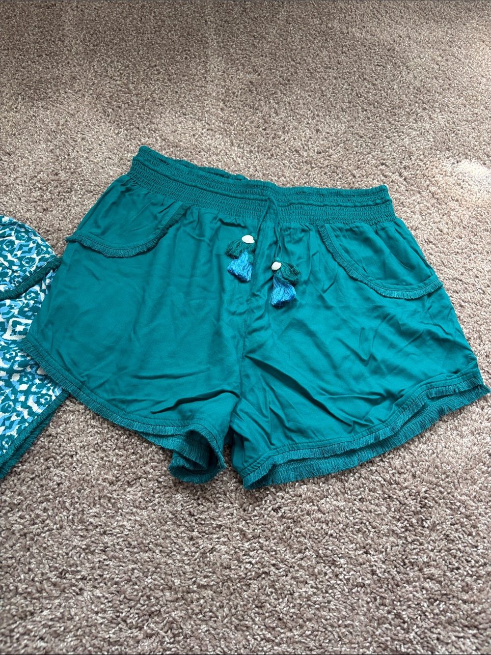 BOHO Beachy Tassle Sleepwear Shorts